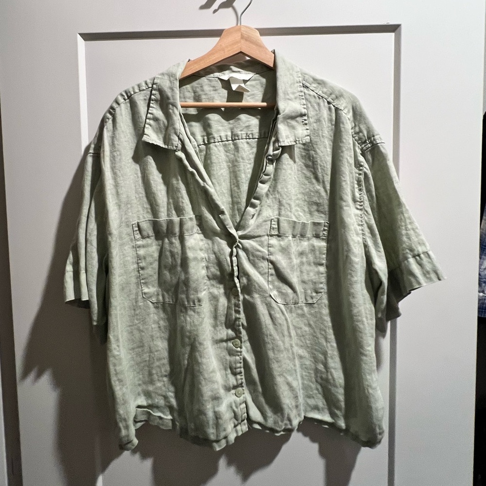 H&M Linen Blouse